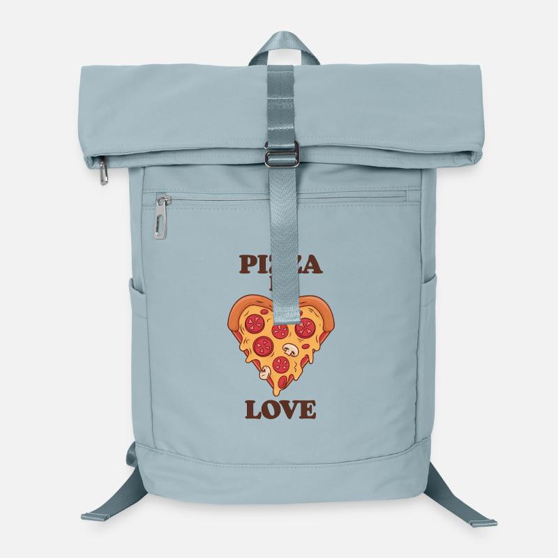 Pizza ist Liebe Zitat Laptop-Rucksack 