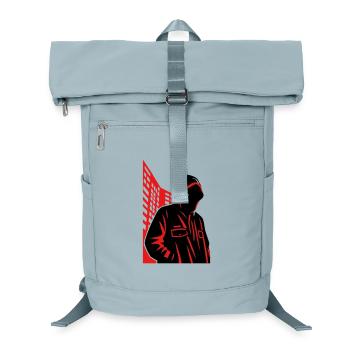 Hoodie Noir City Silhouette - Laptop Backpack - ice blue - Front