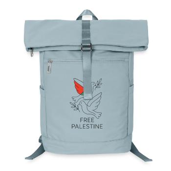 Taube des Friedens - Freies Palästina - Laptop-Rucksack  - Eisblau - Vorne