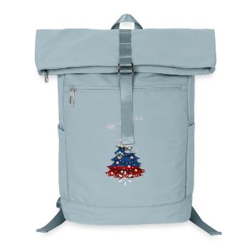 Christmas tree with Slovenia flag - Laptop Backpack - ice blue - Front
