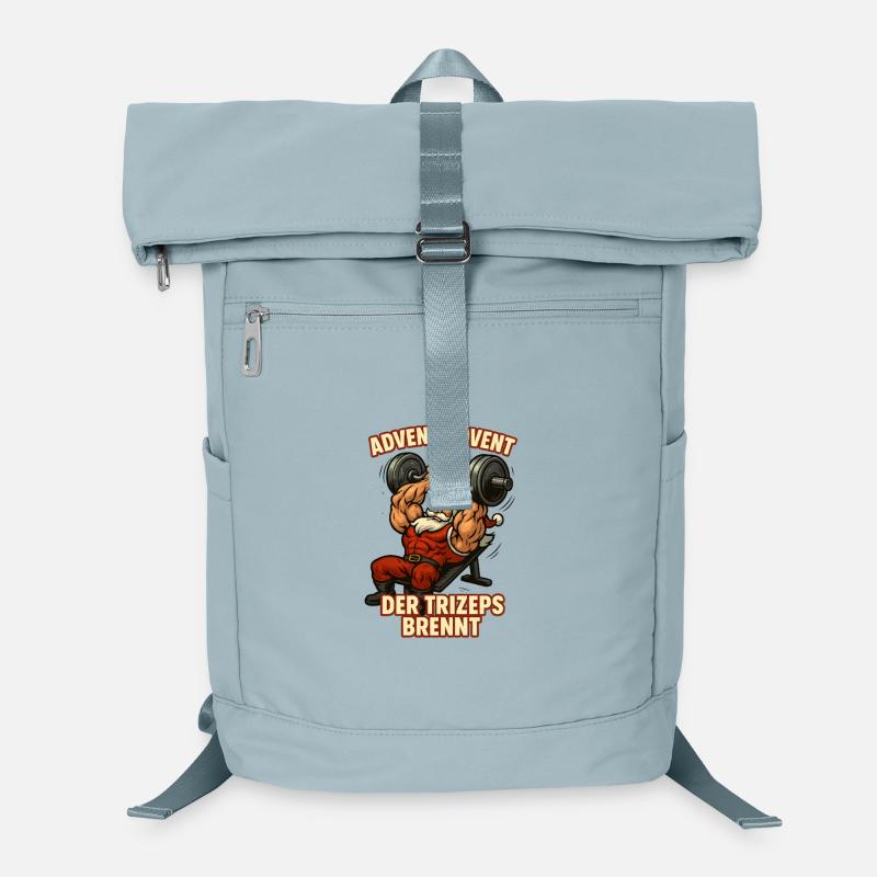 Advent triceps burns Santa Workout Laptop Backpack