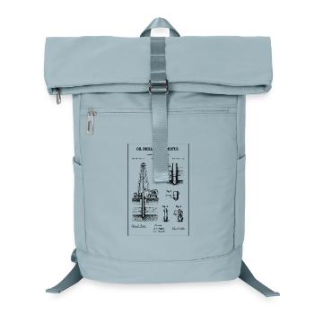 oil drilling blueprint - Laptop Backpack - ice blue - Front