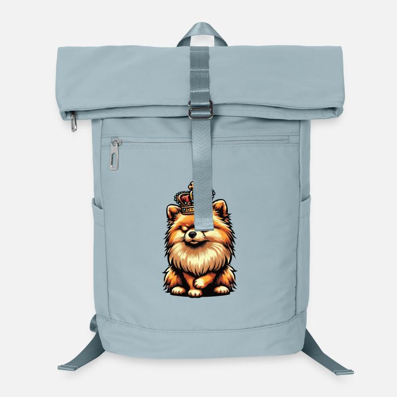 Pomeranian Pomeranian Pomeranian Spitz Dog Miniature Spitz Holder Laptop Backpack