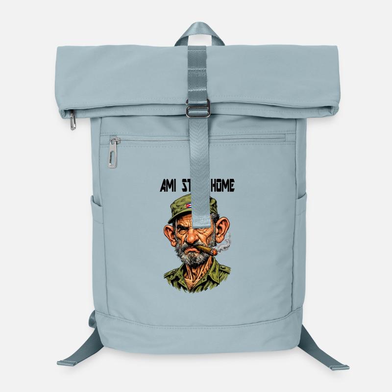 Kubanischer Veteran mit Zigarre Laptop-Rucksack 