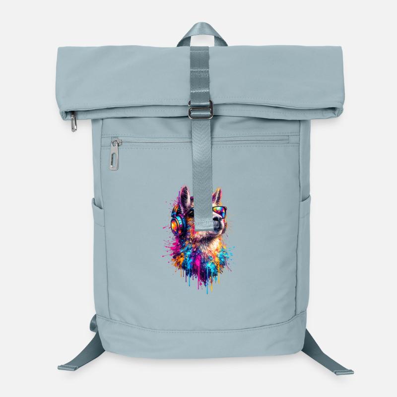 Lama Pop Art Laptop-Rucksack 