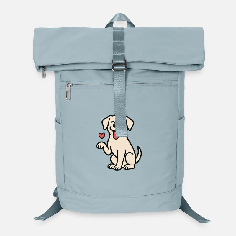 Décoration graphique joyeuse comme un chien Sac à dos ordinateur