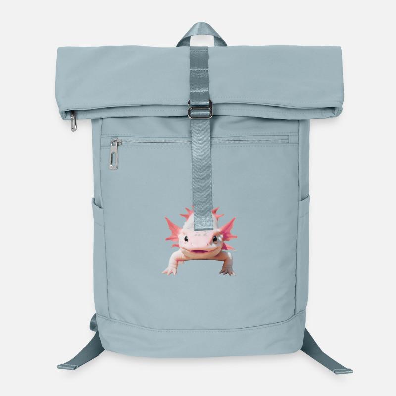 Happy Axolotl Laptop Backpack