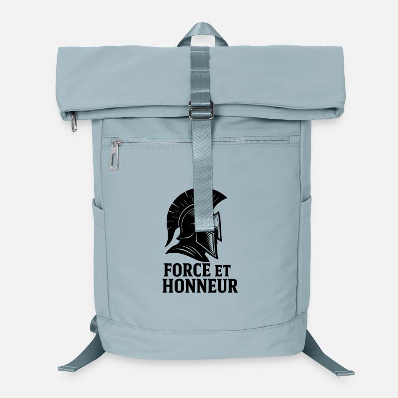  Force & Honneur - Style Spartiate Sac à dos ordinateur