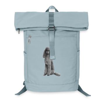 Poodle Poodle Large Black King Standard - Laptop Backpack - ice blue - Front