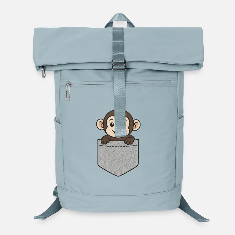 Pocket monkey Laptop Backpack