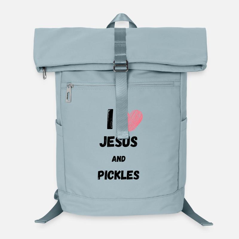 Gurken und Jesus Religiös Laptop-Rucksack 