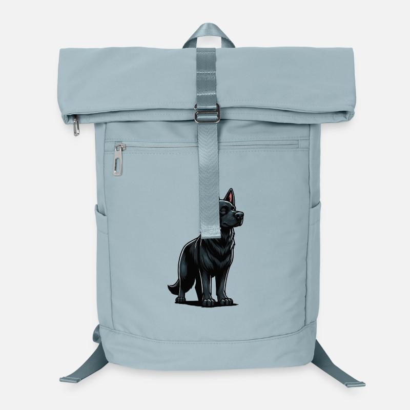 Black German Shepherd German Shepherd Owner Laptop Backpack