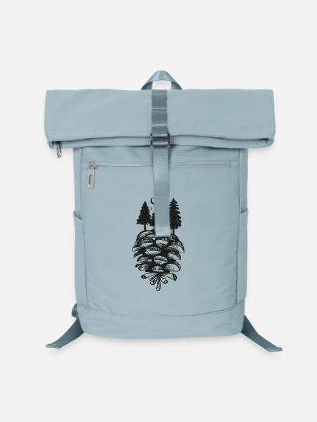 Tannenzapfen Nature Forest - Laptop-Rucksack  - Eisblau