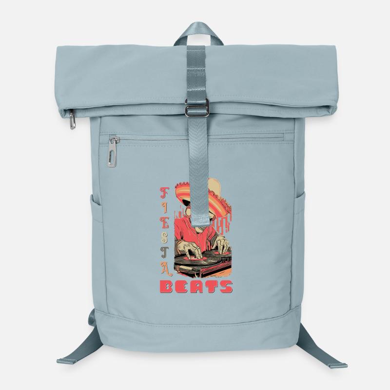 Fiesta Beats Totenkopf-DJ Laptop-Rucksack 