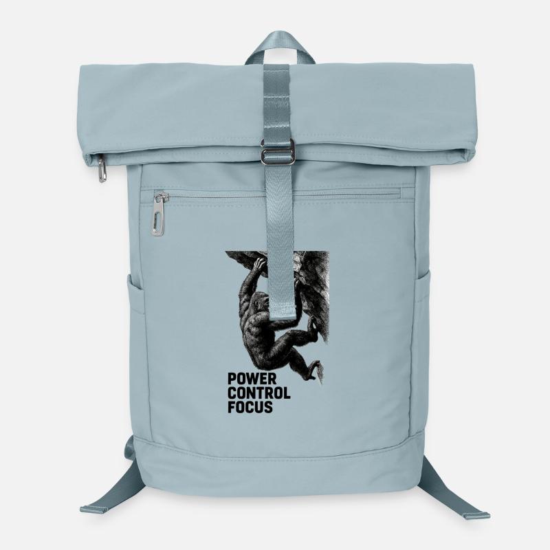 Gorilla Bouldering: Power Control Focus Design Laptop Backpack
