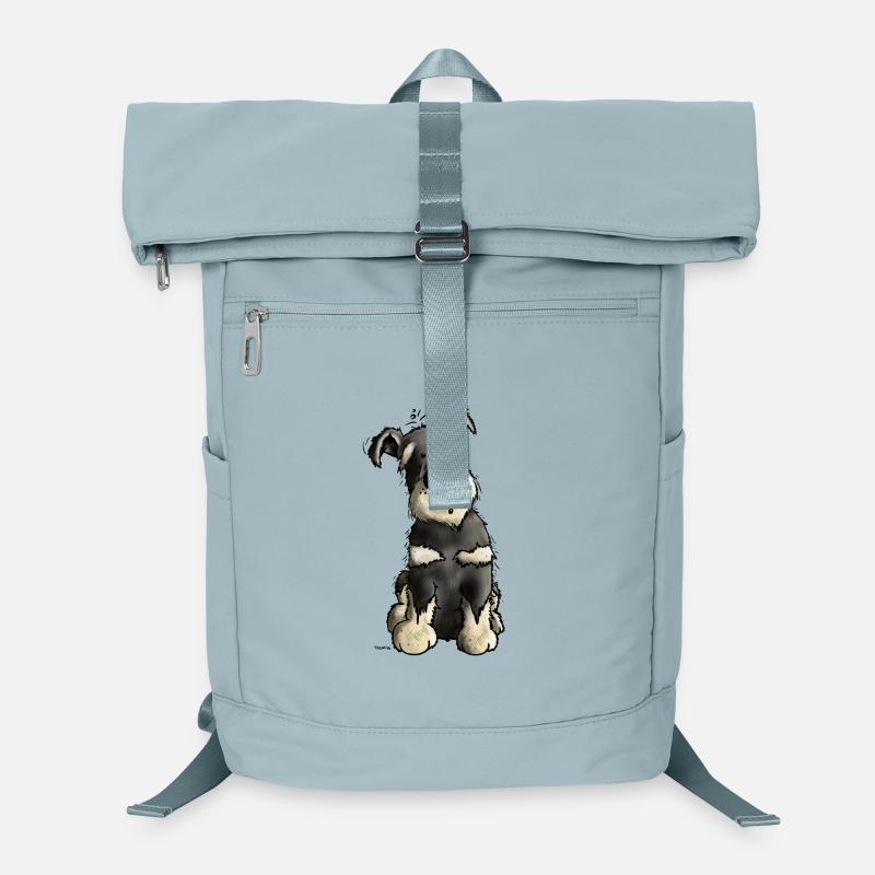 Drolliger Schnauzer Laptop-Rucksack 
