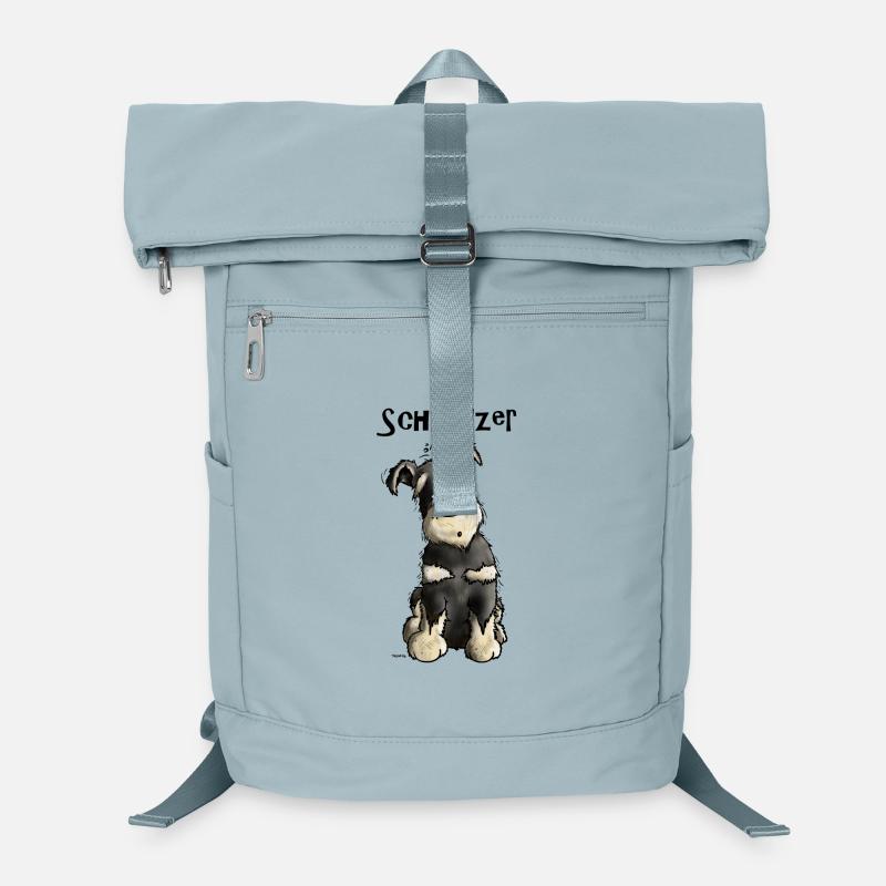 Witziger Schnauzer Laptop-Rucksack 