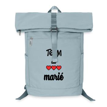 Bachelorette party. MARY. TEAM. TEAM MARIE. FUTURE WIFE - Laptop Backpack - ice blue - Front