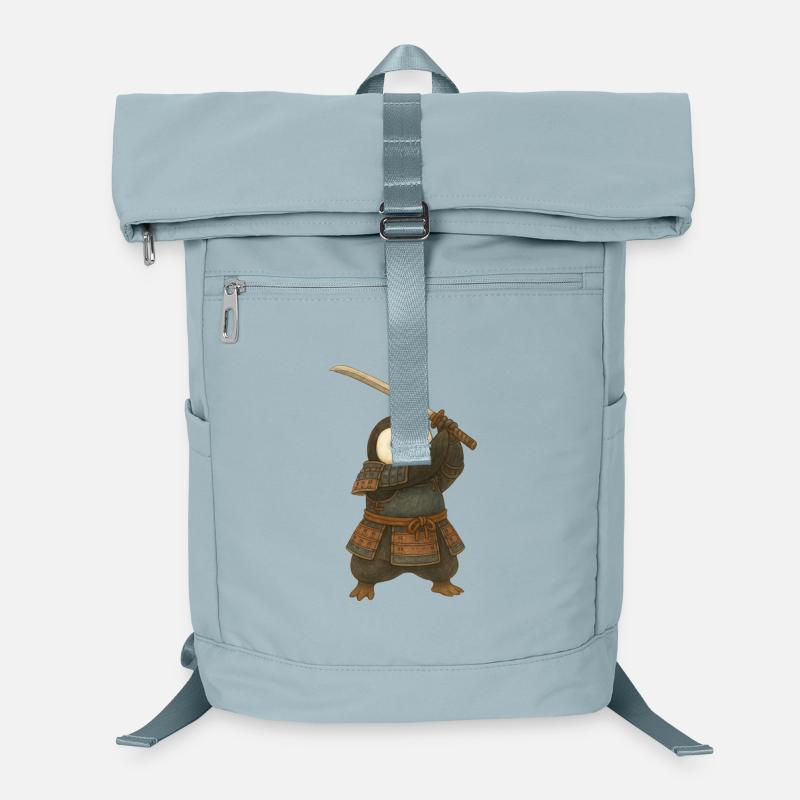 Pinguin Samurai Katana Schwert Kampfkunst Japan Laptop-Rucksack 