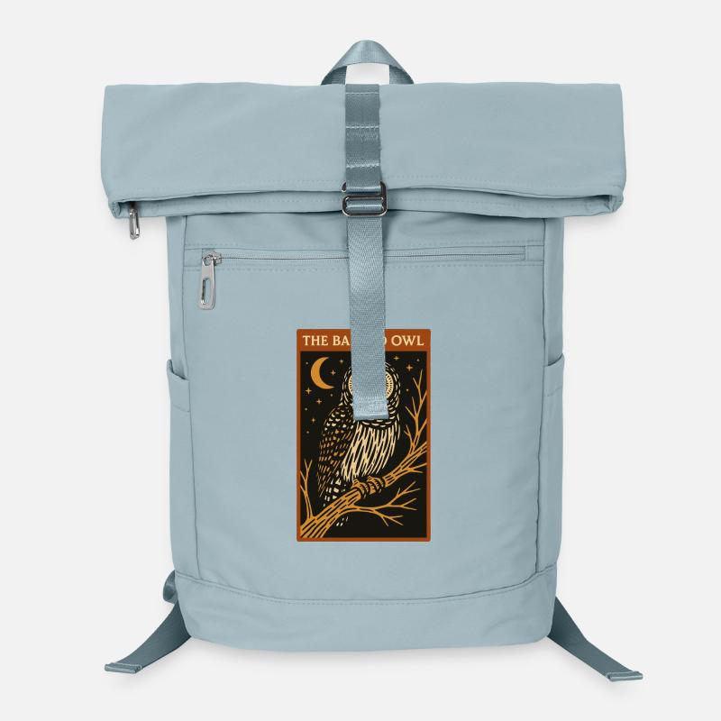Nighttime Barred Owl Illustration Laptop Backpack