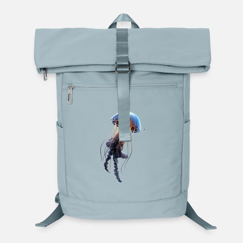 Méduse Méduse de feu Méduse Méduse mignonne Sac à dos ordinateur