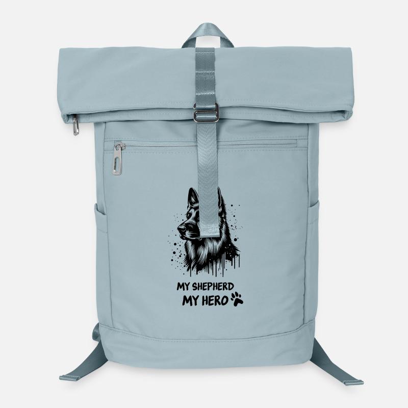 My Shepherd, My Hero – German Shepherd Dog Design Laptop Backpack