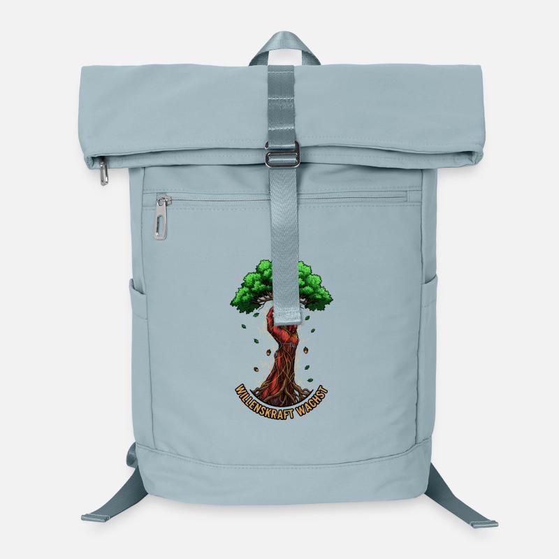 Willenskraft Wachst Laptop Backpack