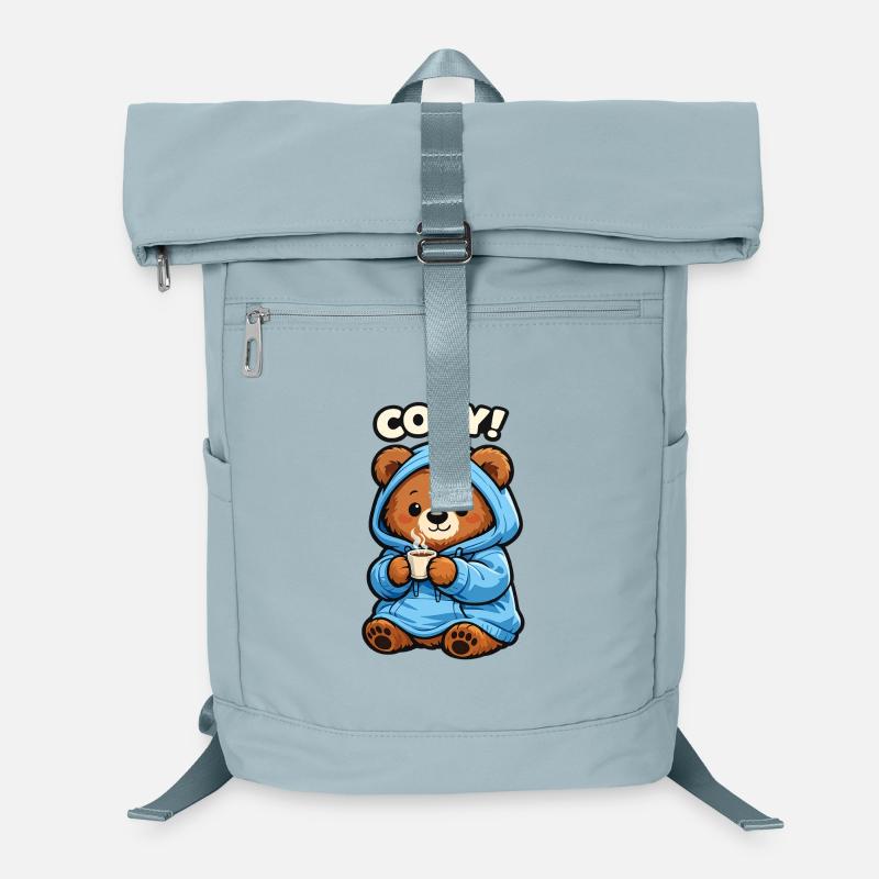 Ours Câlin avec Sweat Coffee - Sac à dos ordinateur - bleu glacier