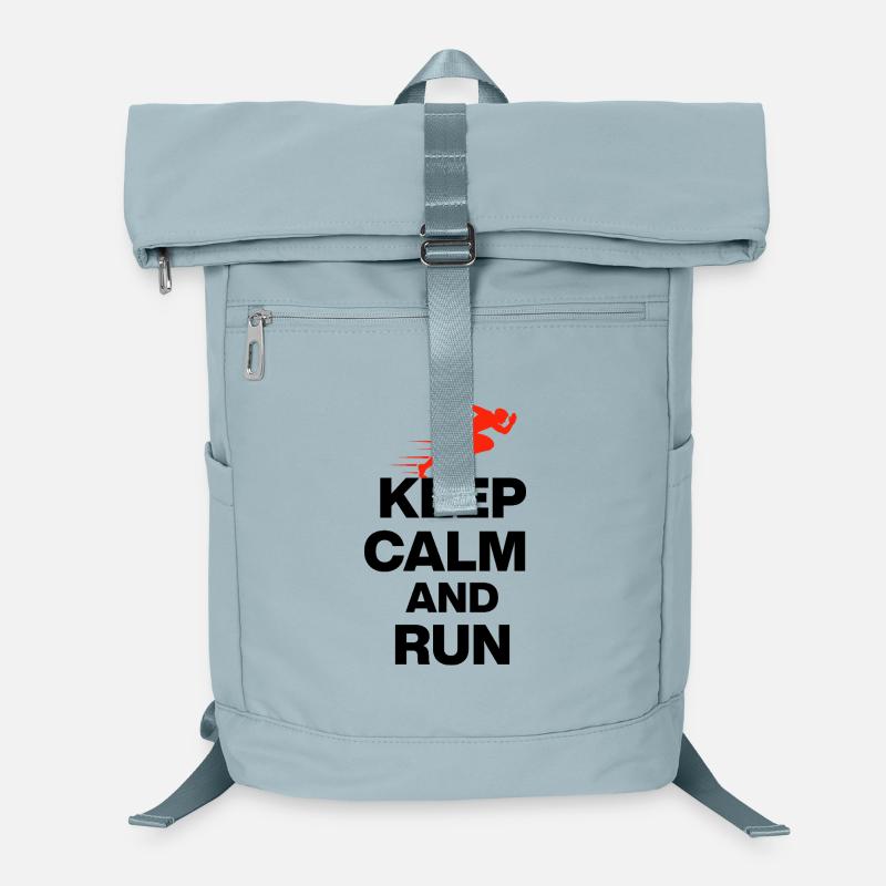 RESTE CALME ET COURS ! MARATHON DE COURSE À JOGGING, CADEAU Sac à dos ordinateur