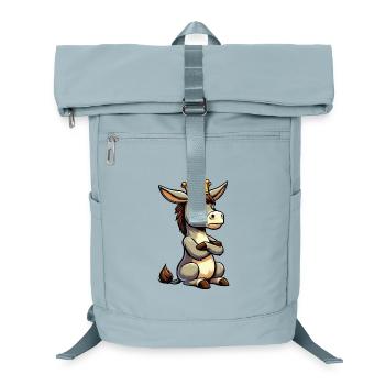 Esel Eselchen Eselhalter Muli Langohresel Muli - Laptop-Rucksack  - Eisblau - Vorne