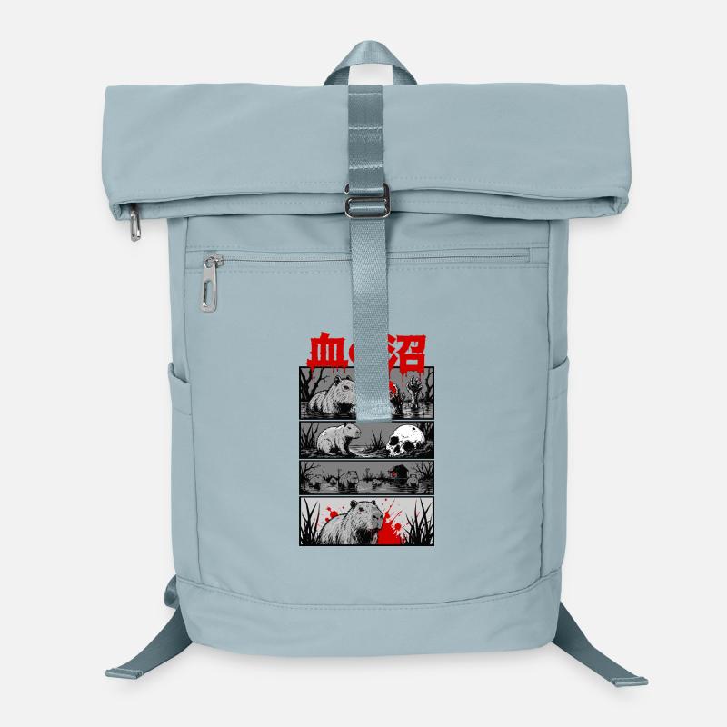 Horror Capybara Japan Style Laptop-Rucksack 