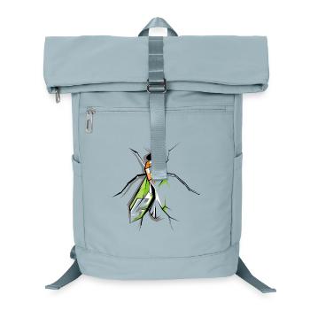 Fliege Illustration Kunst Symbol SKizze Zeichnung - Laptop-Rucksack  - Eisblau - Vorne