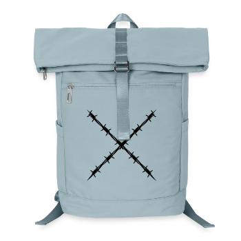 Barbed wire crossed - Laptop Backpack - ice blue - Front