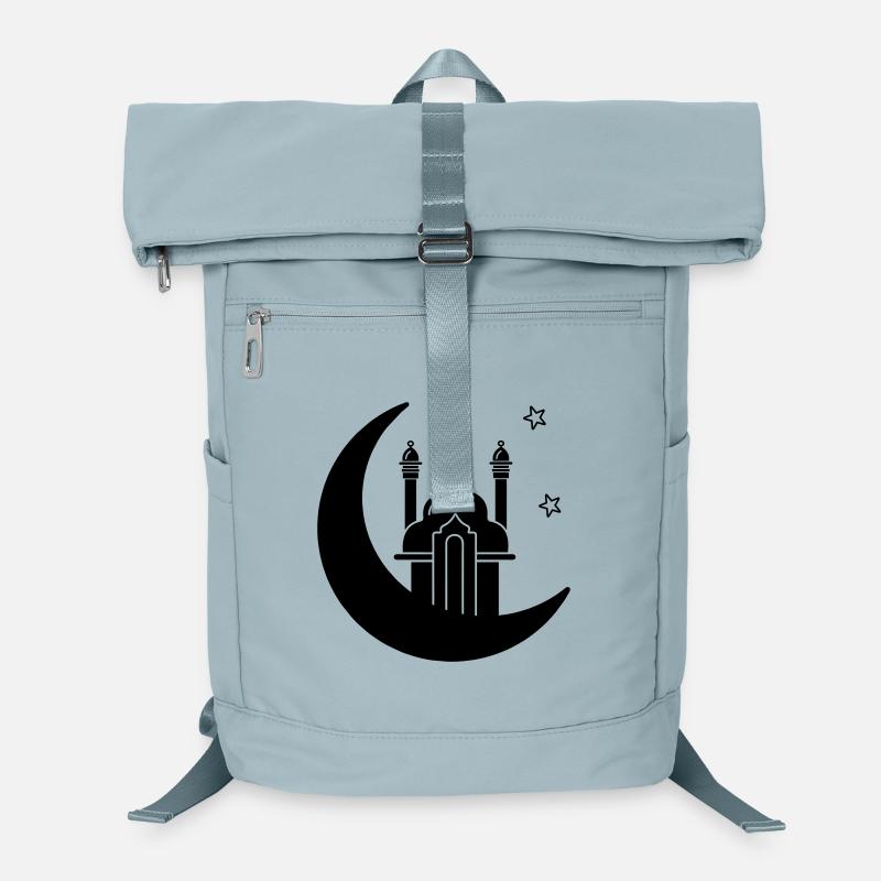 Moschee religiöse Kultstätte im Mond Laptop-Rucksack 
