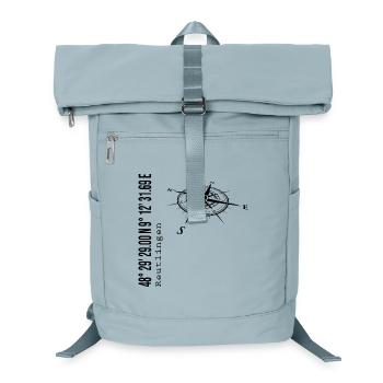 Koordinaten Reutlingen - Laptop-Rucksack  - Eisblau - Vorne