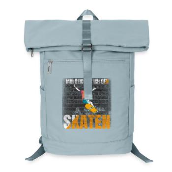 Mir reicht`s ich geh Skaten - Laptop-Rucksack  - Eisblau - Vorne