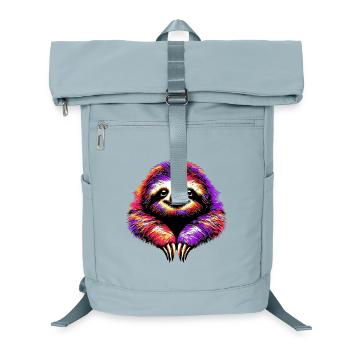 Sloth - Laptop Backpack - ice blue - Front