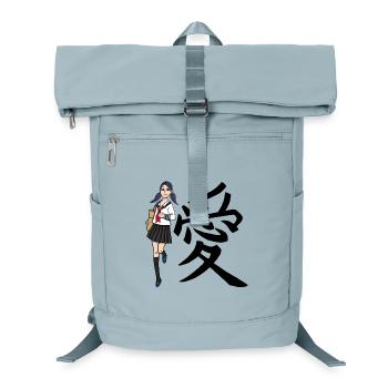 Japanese - Laptop Backpack - ice blue - Front