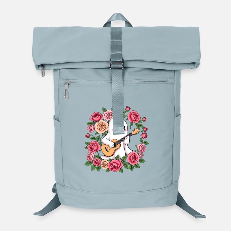 Gespenst spielt Gitarre Laptop-Rucksack 