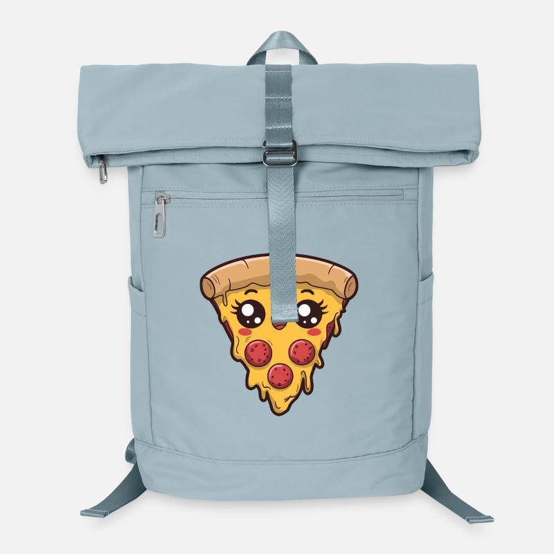 Tranche de pizza kawaii Sac à dos ordinateur
