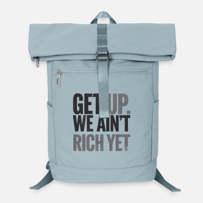 Motivational Quote, Success Getting Rich  Laptop Backpack