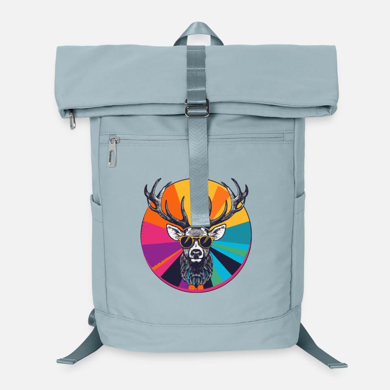 Casual deer with sunglasses Laptop Backpack