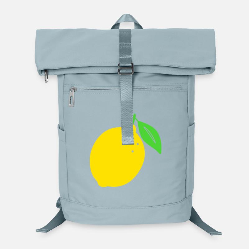 Citron Flat Print Design Sac à dos ordinateur