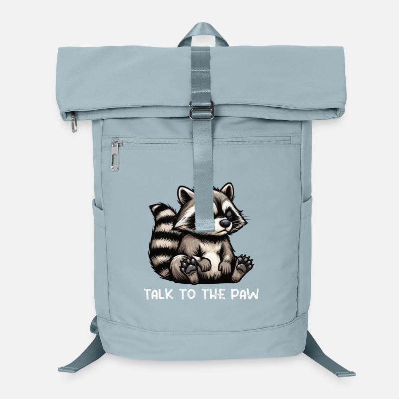 Parlez à la patte Waschbär Waschbären Raton laveur Sac à dos ordinateur
