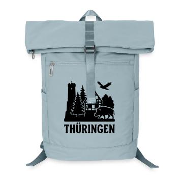 Silhouette Thuringe - Sac à dos ordinateur - bleu glacier - Devant