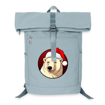 Noël des ours polaires - Sac à dos ordinateur - bleu glacier - Devant
