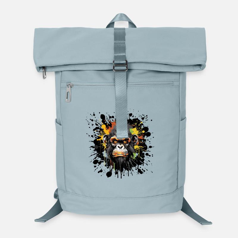 Graffiti Affe Tier Laptop-Rucksack 