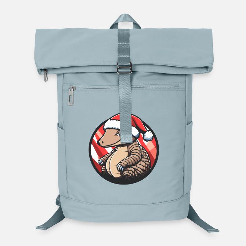 Armadillo with Santa hat Laptop Backpack