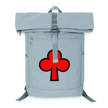 Kreuz_rot - Laptop Backpack - ice blue - Front
