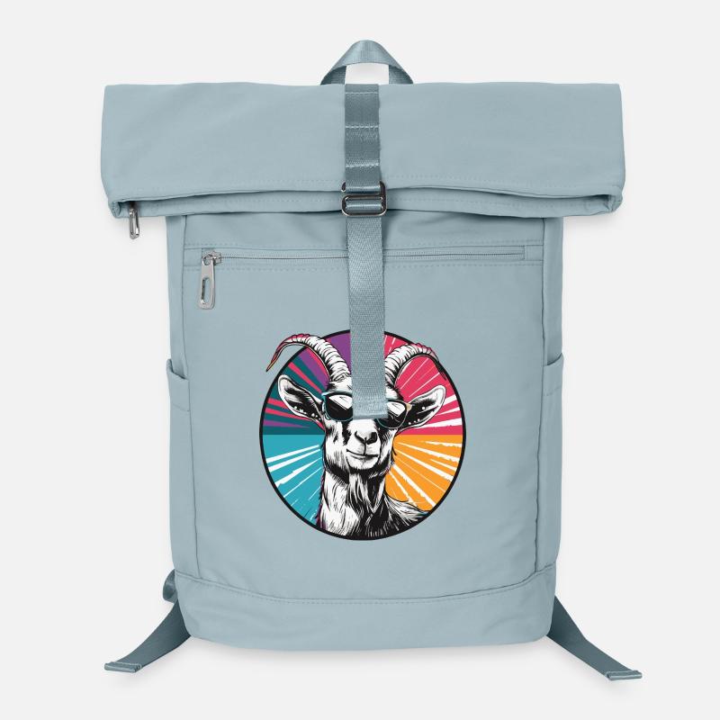 Goat with sunglasses Laptop Backpack